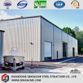 Steel Light Portal Frame Yacht Hangar with Overhead Crane